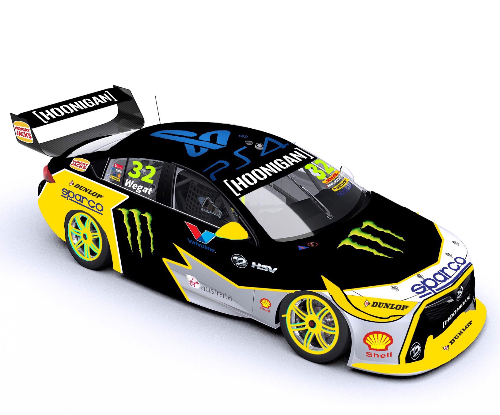 Designing V8 Supercar Liveries